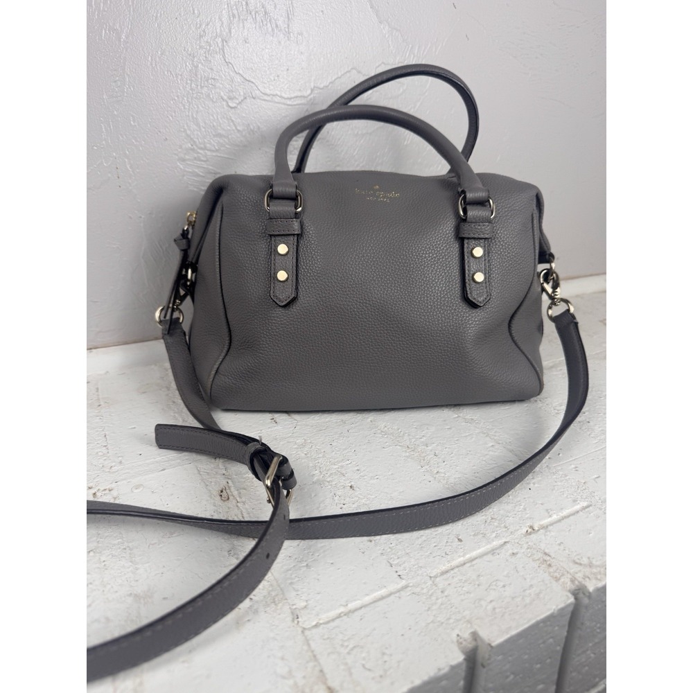 Kate Spade New York GREY MULBERRY STREET JULIANNE SATCHEL‎ Bag Crossbody  Purse